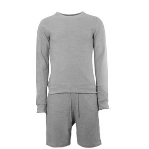 Conjunto de camiseta de manga corta y pantalones cortos hechos a medida, Conjunto de camiseta de terciopelo, conjunto doble de dos tonos - Product Image 1