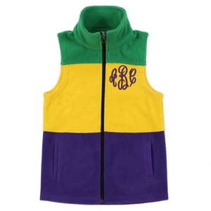 Logo personnalisé Mardi Gras Fleece Vest pour Mardi Gras Apparel - Product Image 3