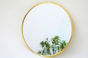 Simple Round Gold <b>Frame</b> Mirror In Custom Size Perfect For Wedding Event Or Banquet Decoration And Rooms Use From India - Product Image 2