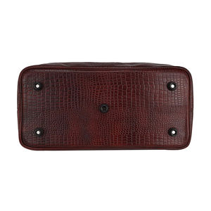 Sac de voyage en cuir à motif crocodile, sac de sport à fermeture éclair, sac de voyage pour homme, produit de haute qualité - Product Image 3
