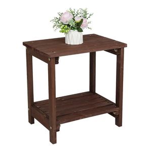 Light Brown Rectangular Wood <b>Console</b> <b>Table</b> Side <b>Table</b> - Product Image 5