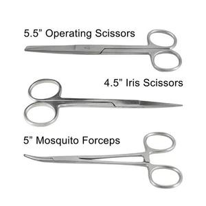 Premium Quality Stainless Steel General Surgery Surgical <b>Instruments</b> Set Manual High-<b>temperature</b> Sterilized CE Certified Geyi - Product Image 6