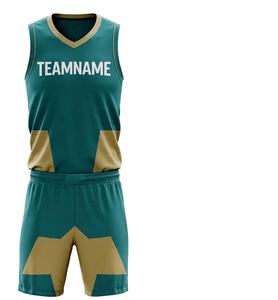 Vente en gros d'usine, uniforme de basket-ball personnalisé, évacuation rapide de l'humidité, uniforme d'équipe de haute qualité, 100% polyester, ensemble de maillots de basket-ball pour hommes - Product Image 1