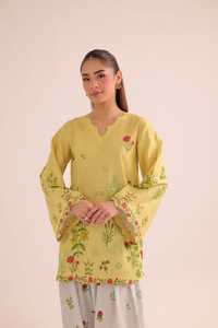 Nouvelle arrivée : robe en tissu imprimé pour femmes, vêtements indiens et pakistanais, confortable pour tous les jours, ensemble en tissu cousu 2 pièces, collection été - Product Image 2