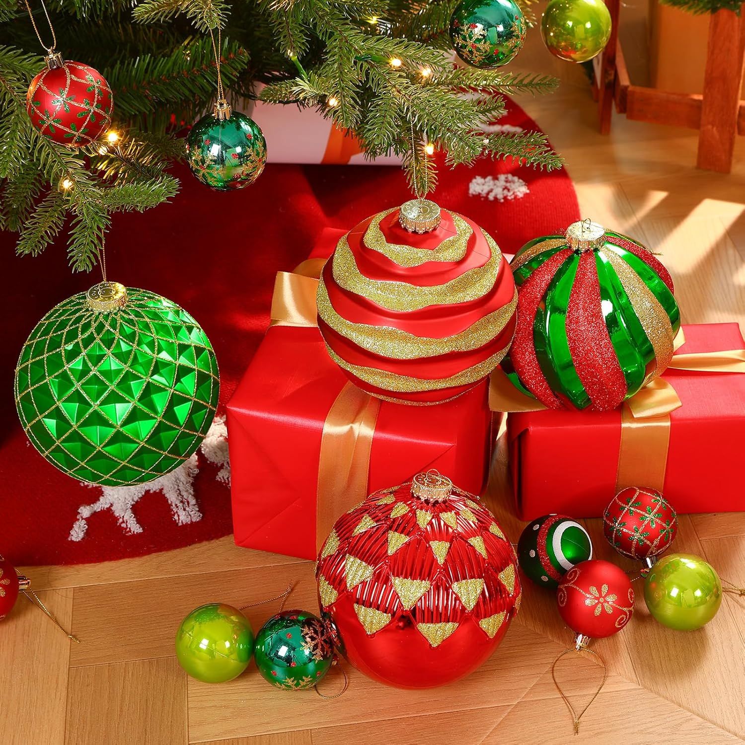Red Green Gold Color