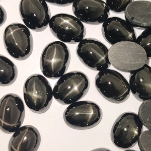 Pierres précieuses naturelles noires étoilées, morceaux non montés, haute qualité, sélection uniques et variées, prix au gramme. - Product Image 3