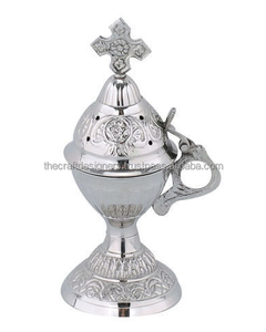 Incensario de latón de tendencia cruzada y de diseñador y quemador de incienso de plata de último diseño para decoración de mesa - Product Image 5