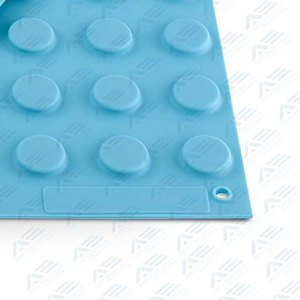 Avoid Silicone <b>Rubber</b> Perforations Cutting <b>Edge</b> Medic Instruments Stainless Steel Raised Magnetic Mat Firmly Round Magnets - Product Image 4