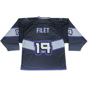 Nuevo Diseño, Precio Económico, Jersey de Hockey sobre Hielo Personalizado con Logotipo, Sublimación, Poliéster/Algodón, Secado Rápido, Servicio OEM para Hombre - Product Image 3