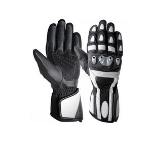 High Quality Custom Leather Full Finger Motorbike Racing <b>Gloves</b> for Unisex Use Waterproof & UV Protection - Product Image 3