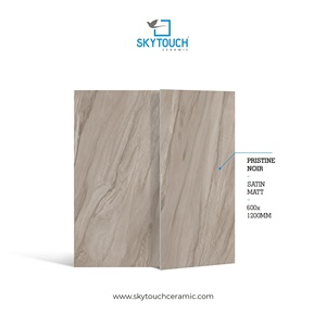 Carrelage en porcelaine 600x1200mm, finition mate, poli, antidérapant, antibactérien, idéal pour salon, hall d'hôtel, sol et mur. - Product Image 2