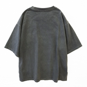 เสื้อยืดโอเวอร์ไซส์ทรงใหม่ล่าสุด สไตล์วินเทจฟอกสี สำหรับเด็กผู้ชาย สินค้ามาใหม่ ใส่สบายสำหรับฤดูร้อน เสื้อยืดฟอกสีสำหรับผู้ชาย - Product Image 2