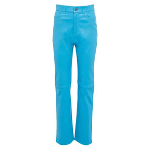 High Performance <b>Women's</b> Casual Winter Leather Pant Breathable Zipper Fly Soft Cowhide Leather Durable Material Fashionable Made - Product Image 1