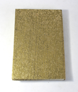 Cuadernos de Papel de Algodón Reciclado Hechos a Mano, Metálicos Dorados, Personalizados, para Estudiantes, Diarios - Product Image 4