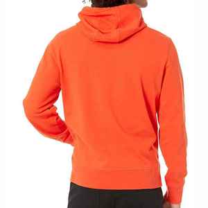 Men's Custom Printed Front Logo Design Regular Fit Fleece Pullover <b>Hoodie</b> Breathable Quick Dry Fabric Winter Casual Style Cheap - Product Image 2