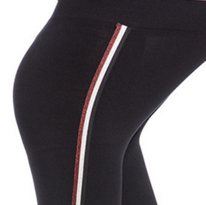 Women Nylon Spandex Compression Sport Fitness Yoga Pants High Waisted Workout Gym <b>Booty</b> <b>Leggings</b> with Pocket OEM Style Packing - Product Image 1
