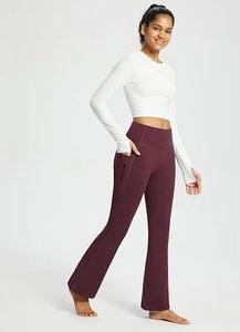 Leggings noirs taille haute pour femmes, coupe ajustée, tricotés en coton et élasthanne, couleur unie, respirants, longueur intégrale, pour l'hiver et le quotidien - Product Image 2