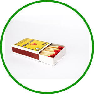 Cerillas de Seguridad Personalizadas OEM de Alta Calidad 51x35x14mm para Uso Doméstico, Estilo Moderno, Marca del Comprador, Origen Tamil Nadu, Cabezas de Cartón - Product Image 2