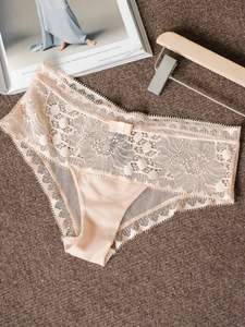 2026 <b>Women's</b> Sexy Bra Lingerie Set Lace Underwire Full Cup <b>Boyshort</b> French Style Floral Pattern Wrap Chest Strap Three-Point - Product Image 5