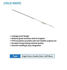 เครื่องมือผ่าตัดแบบมีดเย็นชนิดก้านเดี่ยว 24 FR คลาส 1 - Product Image 3