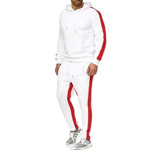 Survêtement 2 pièces à motif uni avec poches cargo patchwork à la mode pour homme Logo personnalisé Street Wear Joggers Sweatsuit - Product Image 1
