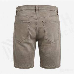 Shorts en toile pour homme, taille mi-haute, coupe ample et large, personnalisés, style streetwear tendance, séchage rapide, avec cordon de serrage, couleur foncée - Product Image 2