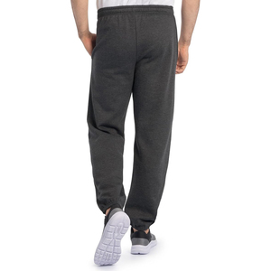 Pantalon de jogging décontracté pour homme en coton gris léger, taille élastique avec cordon de serrage, poches latérales, séchage rapide, idéal pour l'automne - Product Image 2