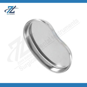 Plateau médical rectangulaire, petit plateau pour instruments chirurgicaux de laboratoire, en acier inoxydable, pour hôpital, clinique dentaire et usage vétérinaire - Product Image 5
