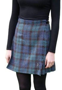 Kilt de mariage pour homme, moderne, hybride, en tartan, noir, en coton, rouge, motif Royal Stewart, plissé, avec poches croisées, haute qualité, en stock - Product Image 2