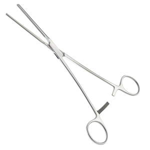 คีมหนีบหลอดเลือดแบบตรง Glover Coarctation Forceps ขนาด 8 3/4 นิ้ว ปากคีม 6 ซม. สำหรับศัลยกรรมหัวใจและหลอดเลือด ทำจากสแตนเลส - Product Image 1