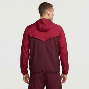 Meyba Sport Men's Hooded Windbreaker <b>Jacket</b> Color Blocking Zipper Front Lightweight Spring Outdoor Wear - Product Image 6