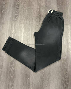 Custom for Puff Print Men's Sweatpants 100% Cotton Vintage Heavy Weight Acid Washed <b>Trousers</b> Skull Printed Vintage Sweatpants - Product Image 4