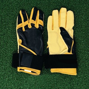 Outdoor Sports Safety <b>Gloves</b> Full Finger Polyester/Cotton Black Yellow Hook Loop Closure Unisex All Seasons Non Slip Waterproof - Product Image 1