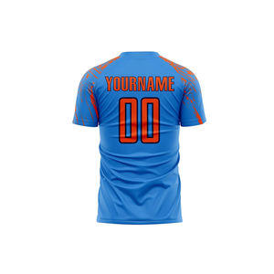 Nueva Camiseta de Fútbol Personalizada Unisex para Adultos, para Entrenamiento de Equipo, Verano, 100% Poliéster, Transpirable, de Secado Rápido, Manga Corta, Ropa Deportiva - Product Image 2