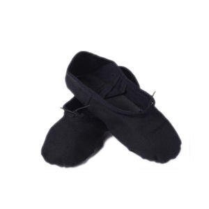 รองเท้าบัลเลต์ผ้าแคนวาสยืดได้ น้ำหนักเบา นุ่มสบาย ราคาโรงงาน - Product Image 4