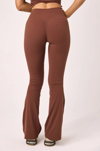 Flare Leggings for Women High Waisted <b>Bootcut</b> <b>Yoga</b> <b>Pants</b> Four Way Stretch Workout Fitness Leggings Elastic Waist Customized - Product Image 3