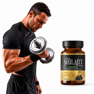 Capsules de Shilajit et de Ginseng de l'Himalaya à Marque Privée OEM |   Extrait de Shilajit Ginseng Panax Zinc |   Complément alimentaire à base de plantes pour adultes - Product Image 4