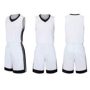 ชุดบาสเก็ตบอลคุณภาพดีที่สุดสำหรับทุกเพศทุกวัย ไซส์ใหญ่ ระบายอากาศได้ดี ผลิตจากโพลีเอสเตอร์ 100% ผลิตในประเทศปากีสถาน รับสั่งทำสีและโลโก้ - Product Image 1