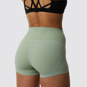 Nouveauté Shorts de plage courts taille haute à nœud pour femme, tendance, sexy, décontractés d'été, pour la gym - Product Image 6