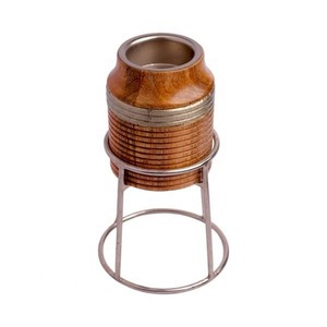 Porte-encens en bois grainé, brûleur à bakhoor en acier inoxydable, diffuseur d'aromathérapie de style arabe, décoration d'intérieur - Product Image 4