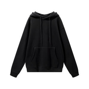 Sudadera con Capucha Oversize para Hombre, Invierno, con Logotipo Personalizado, Algodón Grueso, Forro Polar Transpirable, Ropa Urbana, Venta al Por Mayor, OEM, ODM - Product Image 1