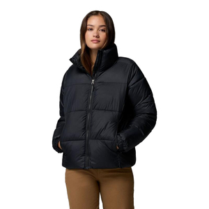 <b>Women</b> Modern Puffer <b>Coat</b> 315 GSM Nylon Quilted Insulated Winter Jacket Water Resistant <b>Lightweight</b> Warm Casual Urban OEM Private - Product Image 1