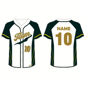 เสื้อเบสบอลแบบกำหนดเอง ชุดทีม ชื่อและหมายเลขส่วนตัว ชุดกีฬา เสื้อซอฟต์บอลระบายอากาศได้ดี สำหรับทุกเพศ โพลีเอสเตอร์ 100% - Product Image 1