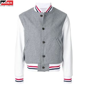 Chaqueta Varsity de Estilo Urbano con Logotipo Personalizado, Chaqueta de Béisbol Universitaria, OEM ODM, Ropa Deportiva de Moda al por Mayor - Product Image 1
