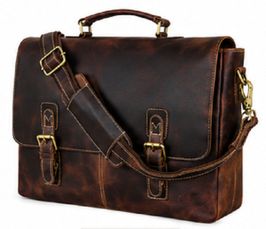Gravs Classic Vintage Genuine <b>Leather</b> Messenger <b>Bag</b> Business Laptop Satchel Travel <b>Bag</b> Portable High Quality OEM ODM Wholesale - Product Image 2