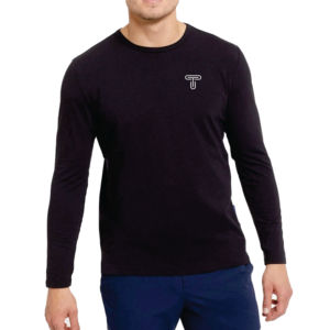 2025 camiseta de gimnasio de manga larga de algodón Premium personalizada para hombre nuevo stock al por mayor 100% diseño personalizable de algodón tejido - Product Image 4