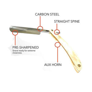 Professional Shaving Men's Manual <b>Shaver</b> <b>Barber</b> Straight Edge Razor BY ANAAIF ENTERPRISES - Product Image 4