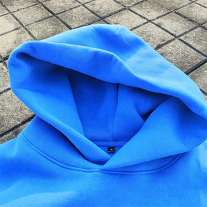 เสื้อฮู้ดผู้ชายสีส้มแบบซิป ผ้าฟลีซ ทรงปกติ สีพื้น สไตล์ลำลอง มีกระเป๋าจิงโจ้ - Product Image 4