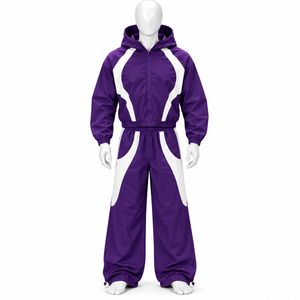 Custom Logo Men <b>Windbreaker</b> Men Nylon Tracksuits Two Piece Zip up <b>Vintage</b> Sublimation <b>Windbreaker</b> Tracksuit - Product Image 4