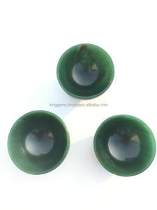 Cuenco de Jade Verde Natural Tallado a Mano, Decoración Feng Shui, Regalo Curativo y Decoración para el Hogar, Venta al por Mayor - Product Image 6
